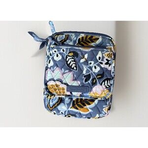 Vera Bradley Mini Crossbody Charmont Meadow Floral Cotton Travel 6x8